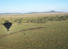 Ballon Safari über der Serengeti Tansania